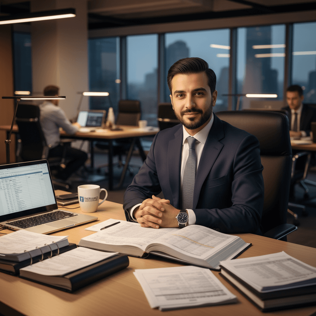 Portrait of Shirshah Bariz, Founder and Lead Accountant at TrueBalance Bookkeeping, in a modern office setting.