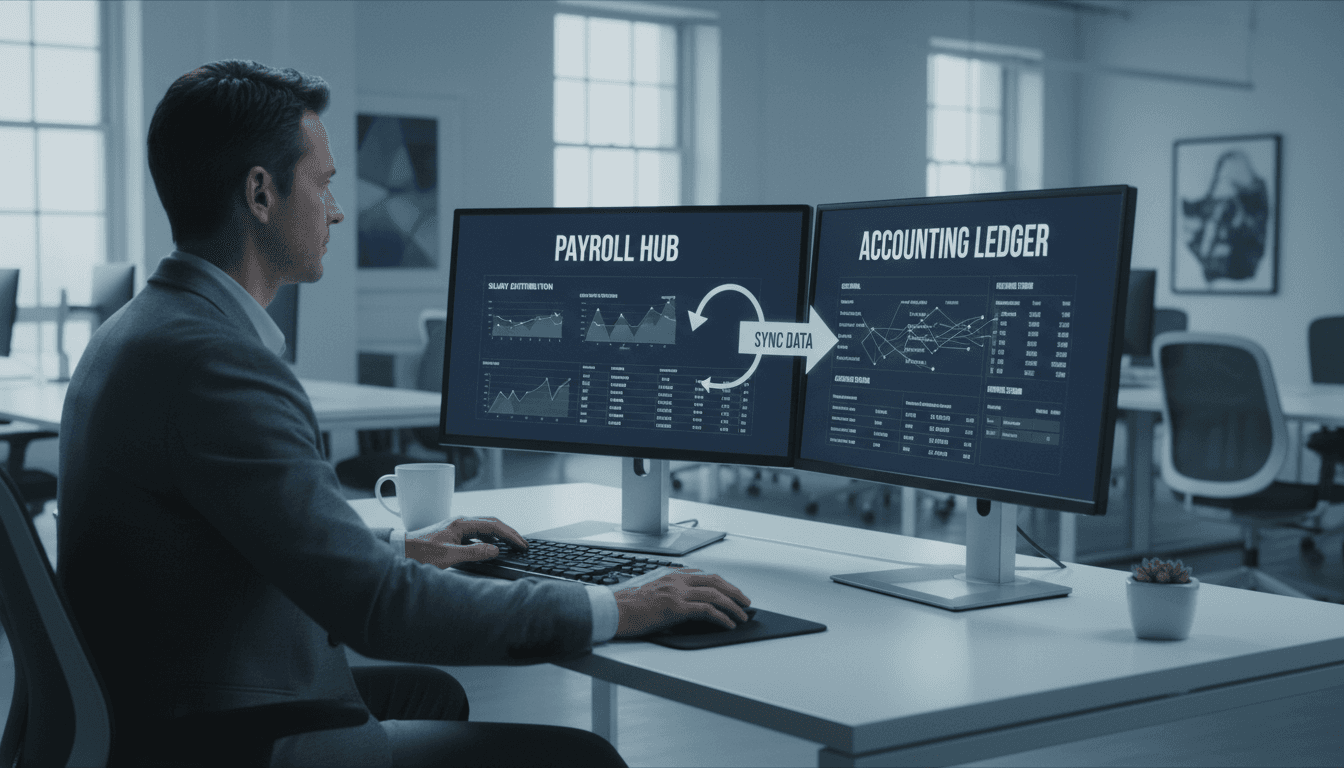 Payroll and accounting system integration