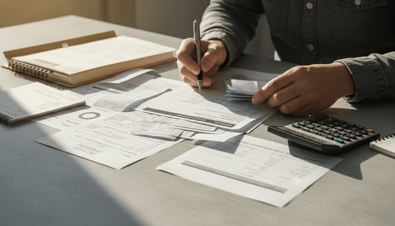 Organizing and categorizing financial documents