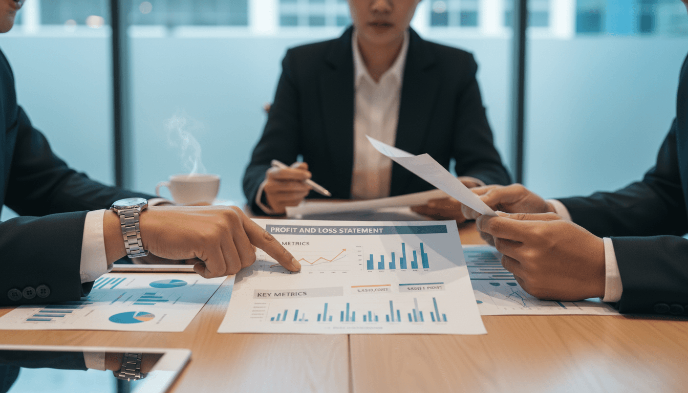 Monthly financial reporting and analysis review